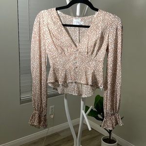 Princess Polly long sleeve shirt size 4